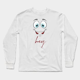 Bouh Bah Collection | HEY Long Sleeve T-Shirt